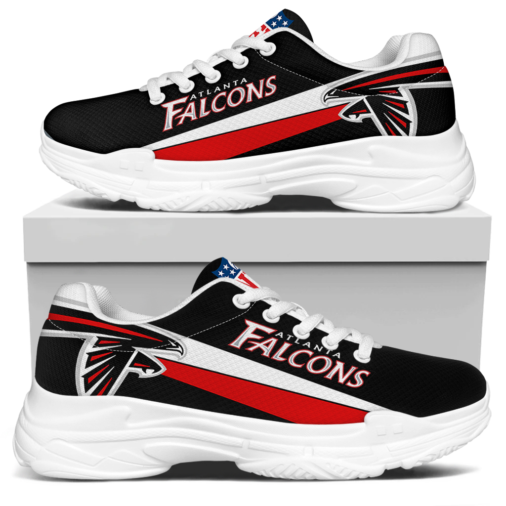 Men's Atlanta Falcons Edition Chunky Sneakers With Line 001